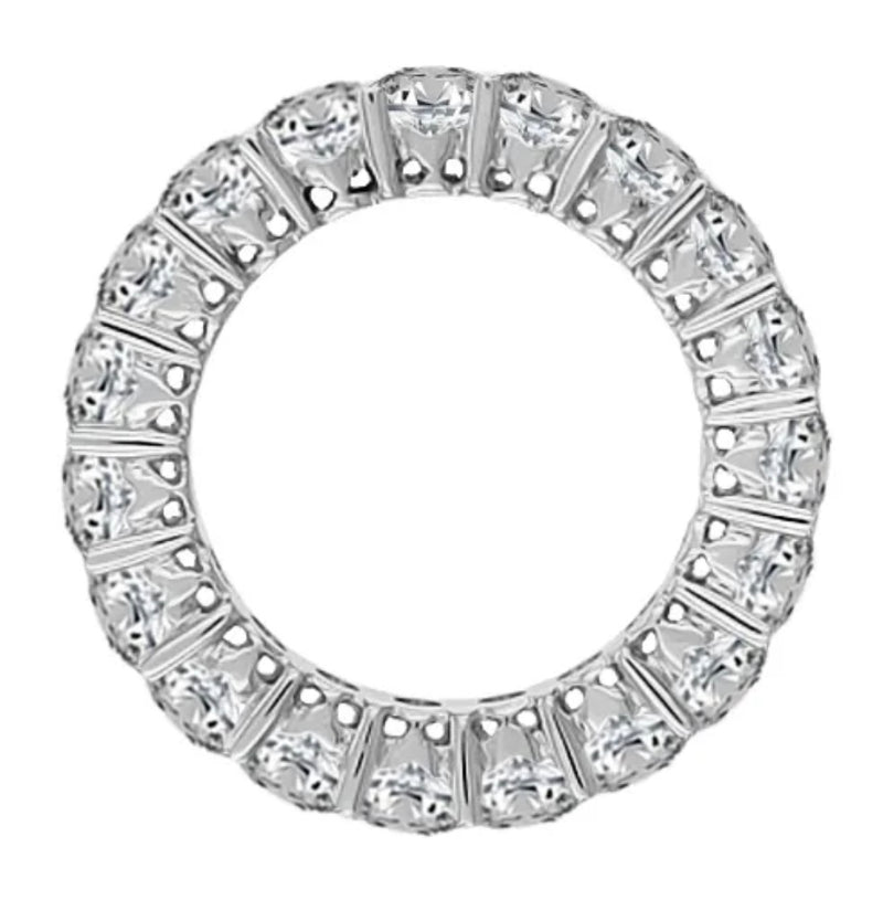 14k White Gold 3.23ct Diamond Ring