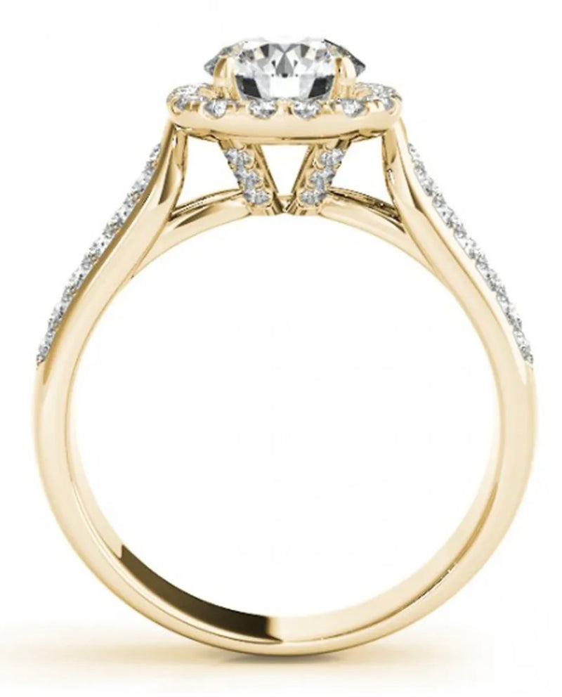 14k Yellow Gold 1.5ct Diamond Ring