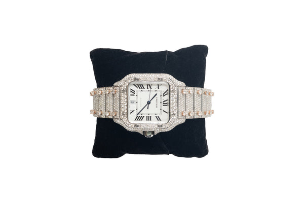 Cartier Santos Diamond Watch